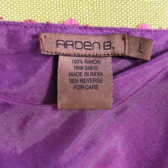 Arden B Purple Ruffled Tiered Bodycon Midi Dress - Picture 6 of 6